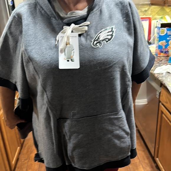 Philadelphia Eagle heathered poncho - Picture 2 of 7
